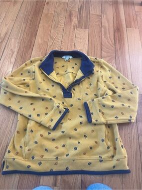 Coldwater creek quarter zip with front pocket